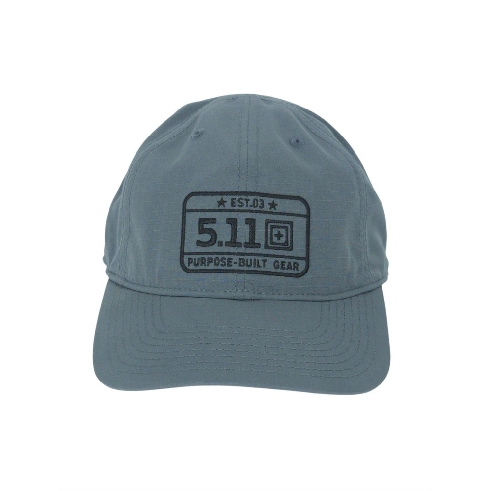 NWT 5.11 Tactical Gray & Black Turbulence Embroidered 2025 Snapback Cap Hat